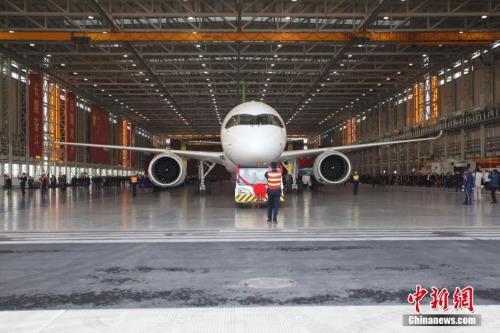 資料圖：國產(chǎn)大飛機(jī)C919。張亨偉 攝